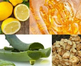šťava z vlašských orechov, medu, citrónu a aloe pre potenciu